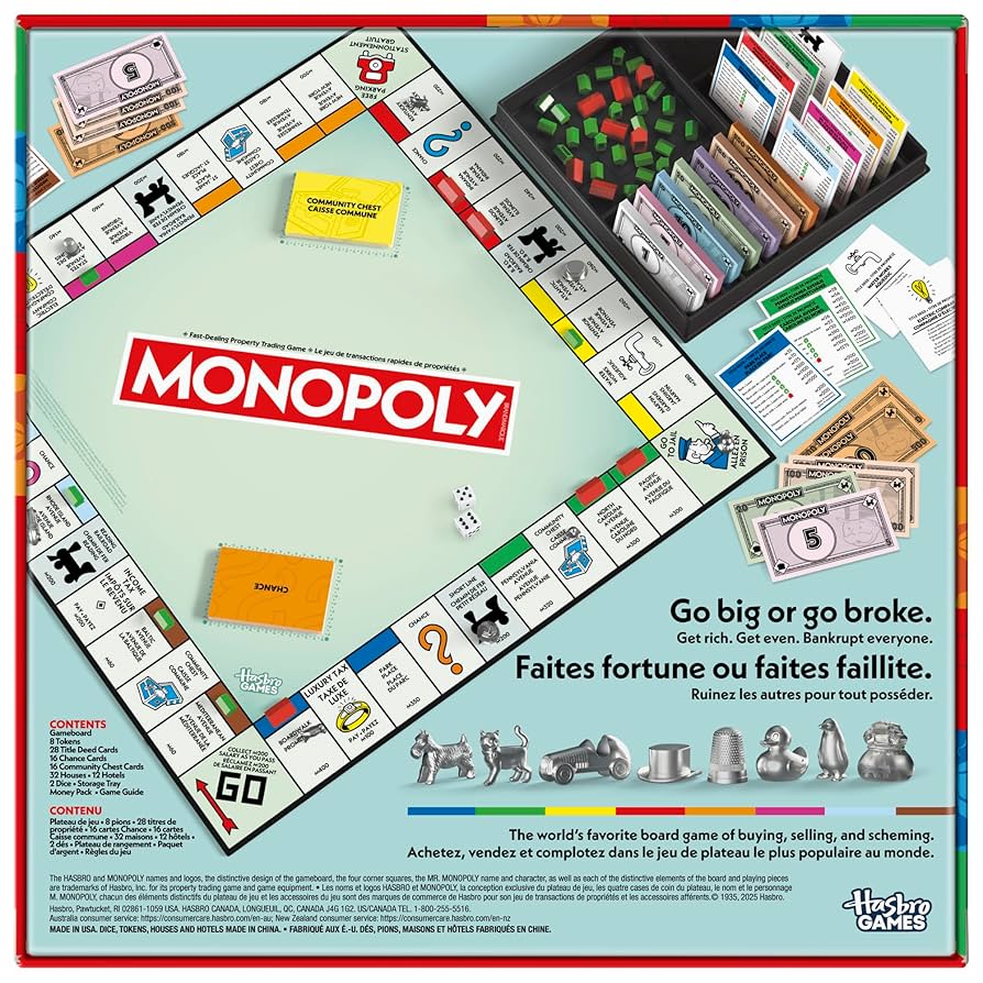 MONOPOLY　英語版 Amazon.co.jp: モノポリー クラシック 英語版 : Game: おもちゃ